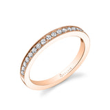 Classic Wedding Band with Milgrain Accents