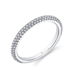 Micro Pave Wedding Band