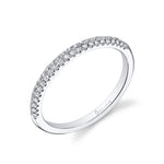 Micro Pave Wedding Band
