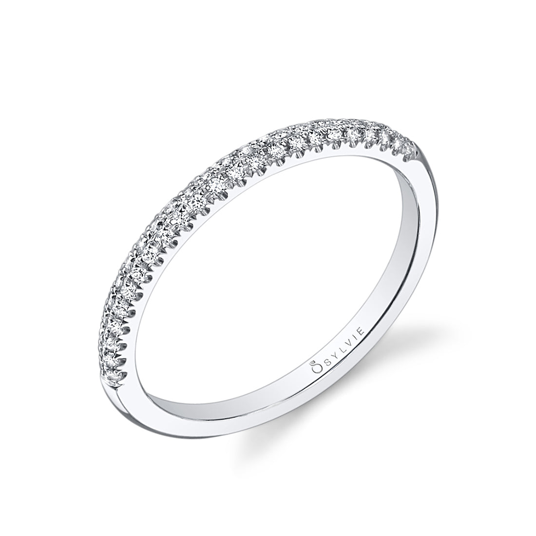 Micro Pave Wedding Band