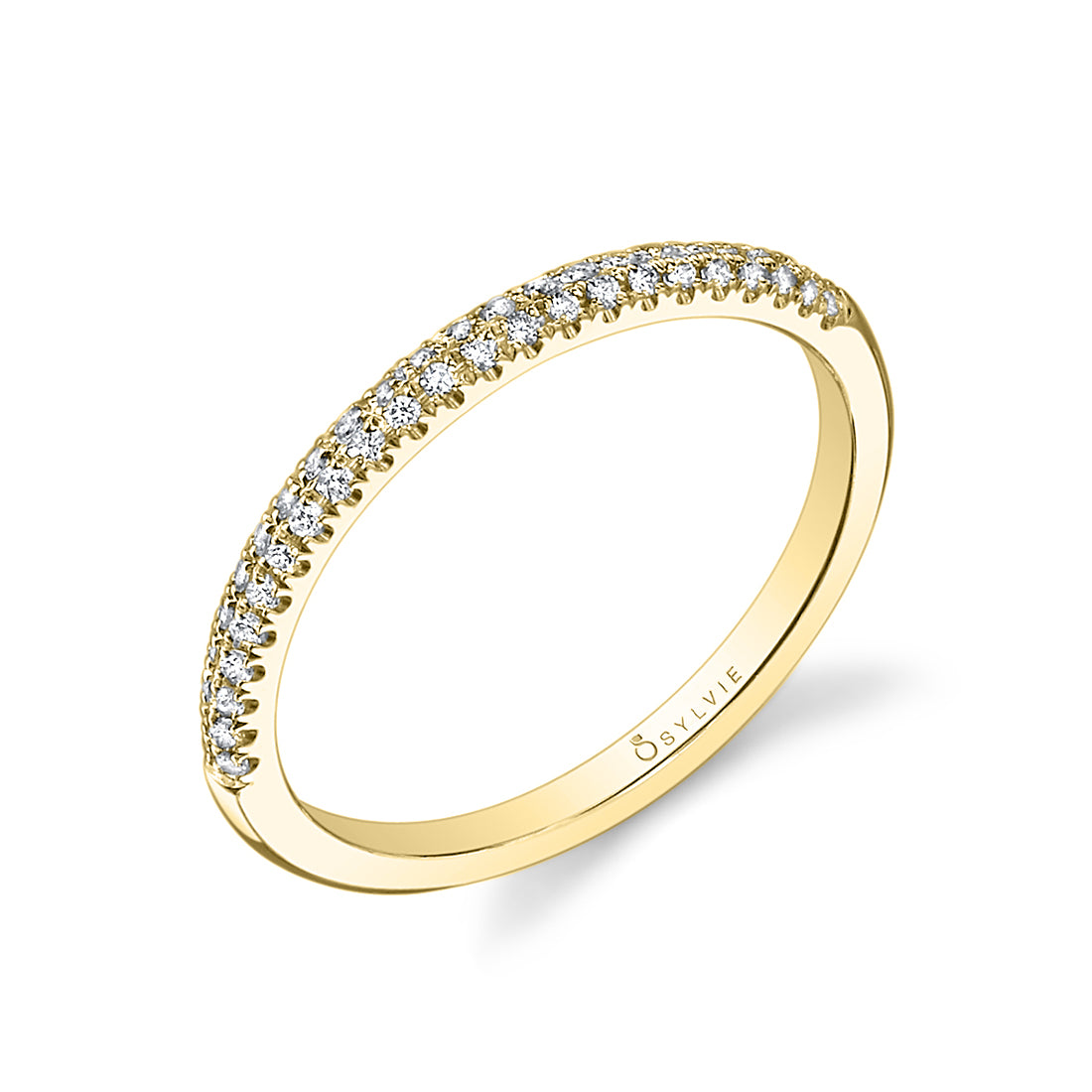 Micro Pave Wedding Band