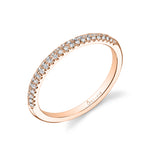 Micro Pave Wedding Band