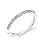 Micro Pave Wedding Band