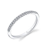 Micro Pave Wedding Band