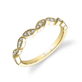 Vintage Marquise Shaped Wedding Band