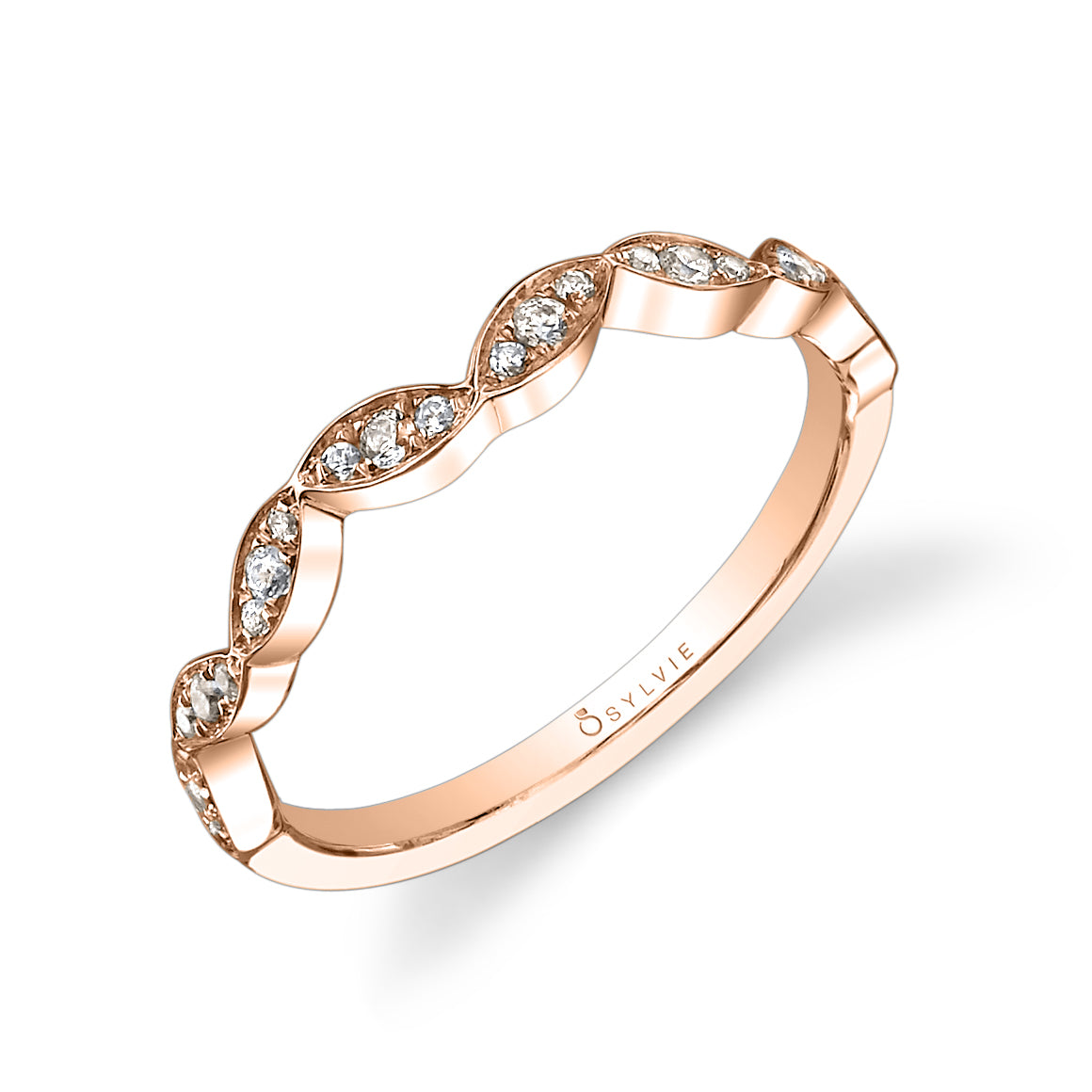 Vintage Marquise Shaped Wedding Band