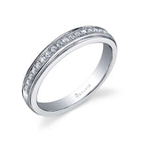 Modern Diamond Wedding Band