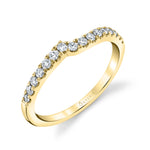 Erika - Curved Wedding Band
