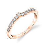 Erika - Curved Wedding Band