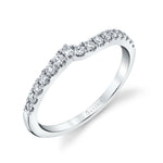 Erika - Curved Wedding Band