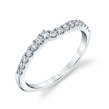 Erika - Curved Wedding Band