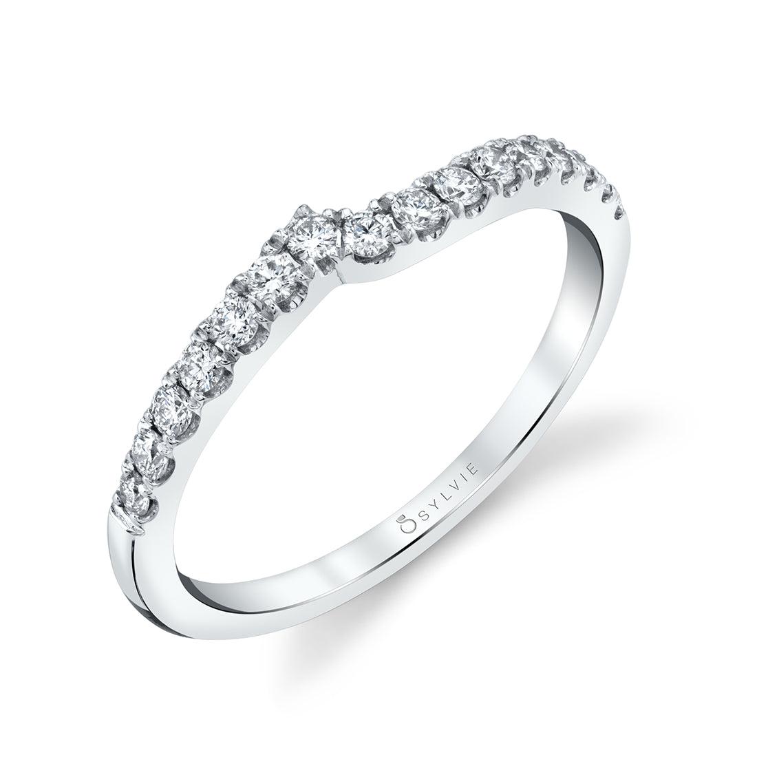 Erika - Curved Wedding Band