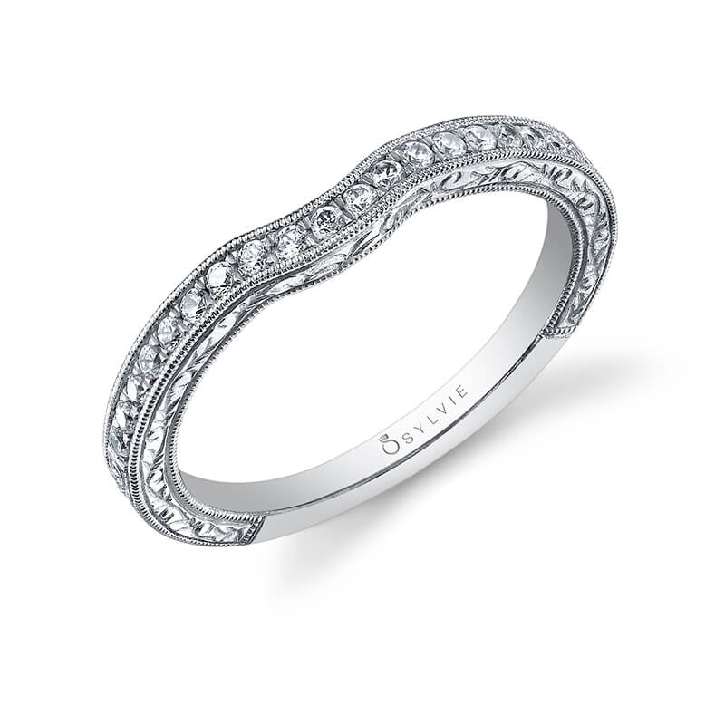 Hand-Engraved Vintage Wedding Band