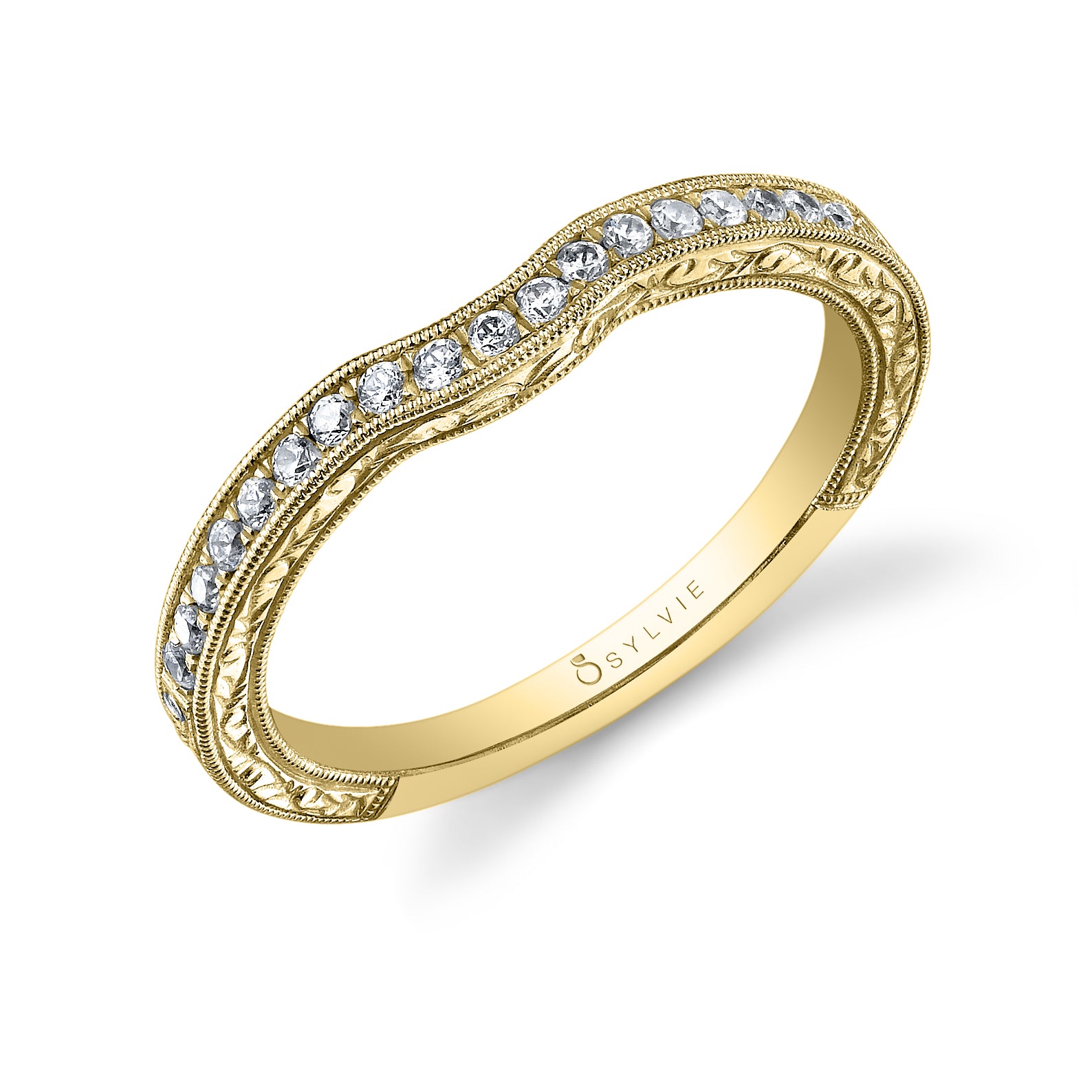 Hand-Engraved Vintage Wedding Band
