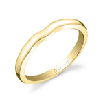 Shiny Shank Wedding Band