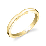 Shiny Shank Wedding Band
