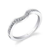 Modern Curved Wedding Band