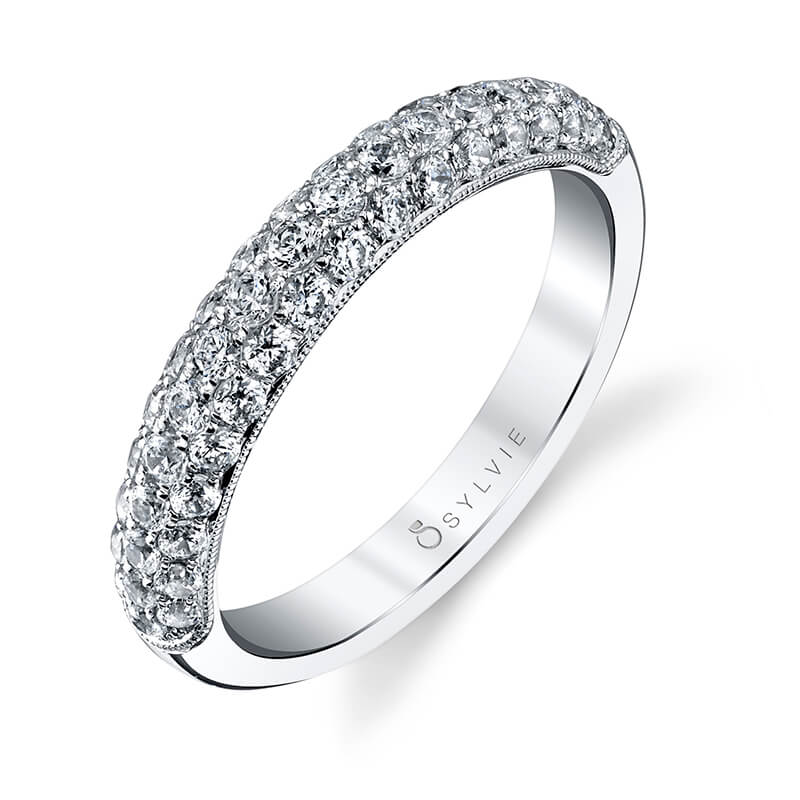 Brilliant Pave Wedding Band