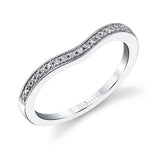 Curved Vintage Wedding Band
