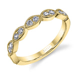 Vintage Marquise Shaped Wedding Band