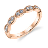 Vintage Marquise Shaped Wedding Band
