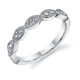 Vintage Marquise Shaped Wedding Band