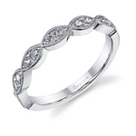 Vintage Marquise Shaped Wedding Band
