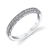 Hand Engraved Vintage Wedding Band