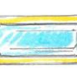 14K YELLOW GOLD DIAMOND BLUE TOPAZ RING