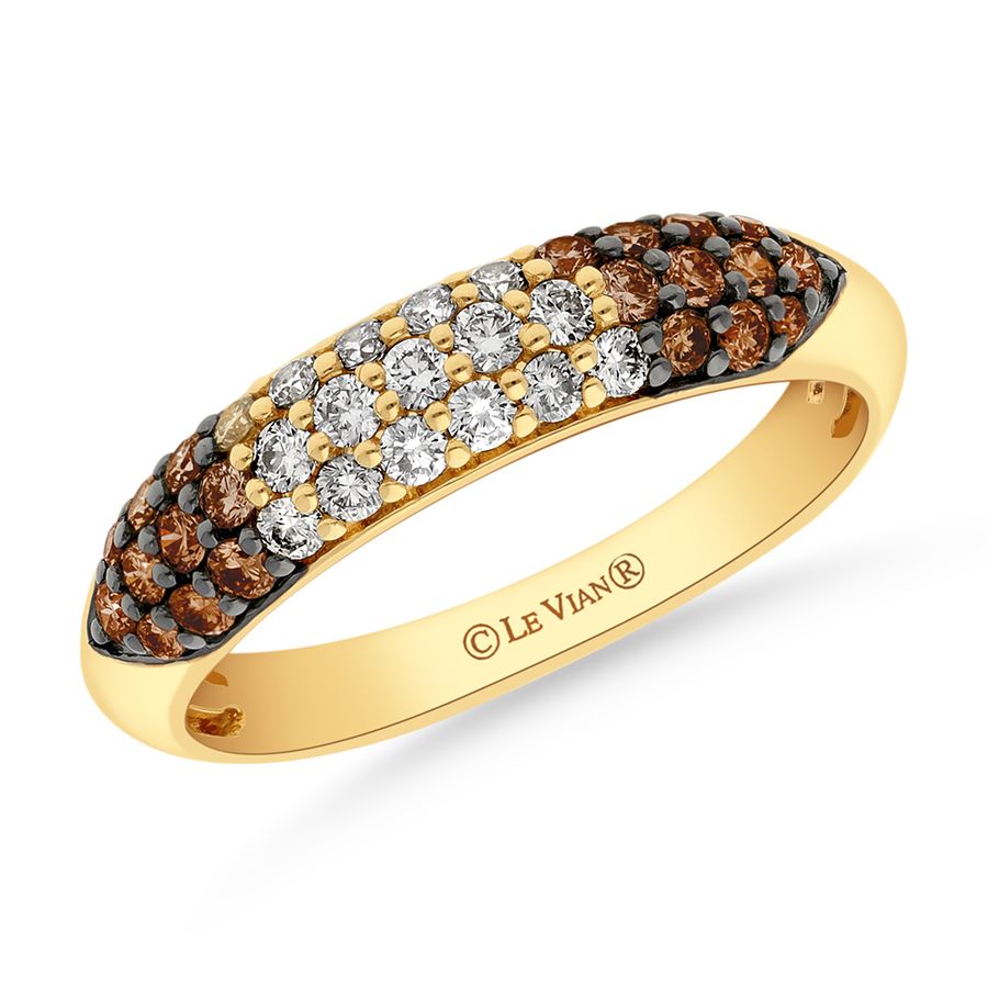 14K YELLOW GOLD DIAMOND  RING