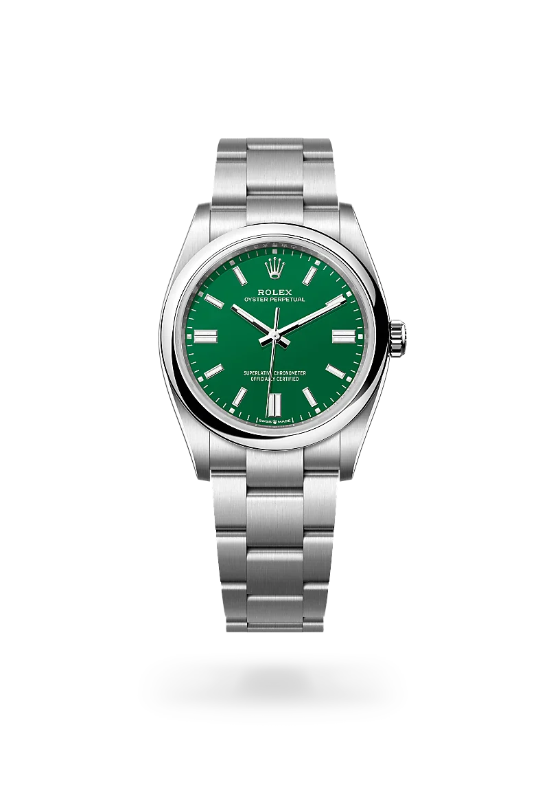 Rolex Oyster Perpetual 36 in Oyster, 36 mm, Oystersteel