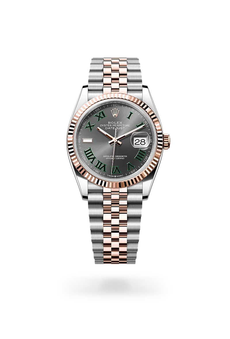 Rolex Datejust 36 in Oyster, 36 mm, Oystersteel and Everose gold