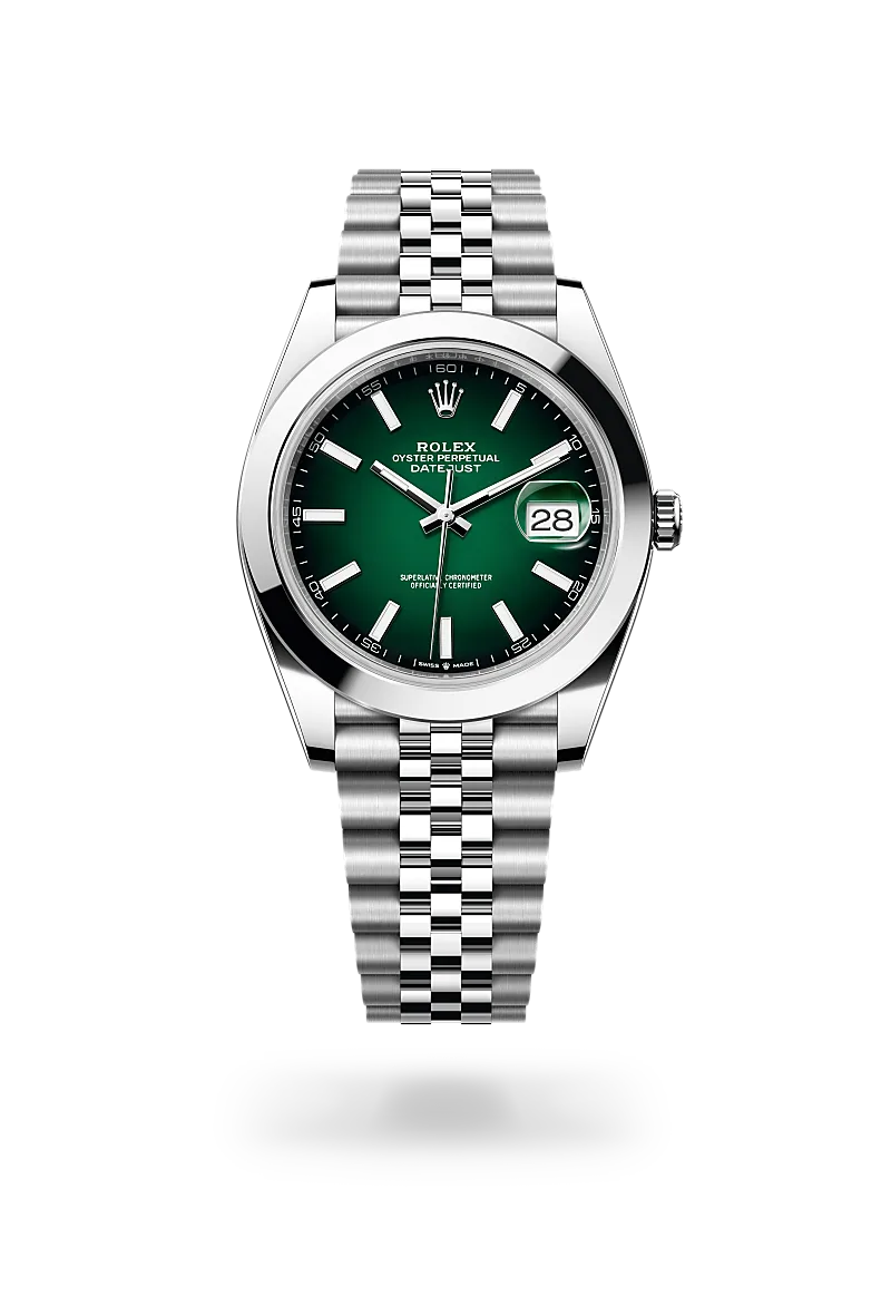 Rolex Datejust 41 in Oyster, 41 mm, Oystersteel