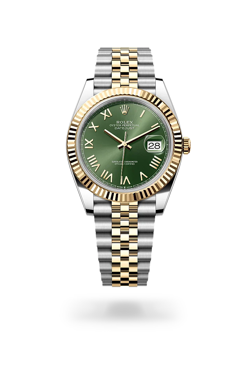 Rolex Datejust 41 in Oyster, 41 mm, Oystersteel and yellow gold