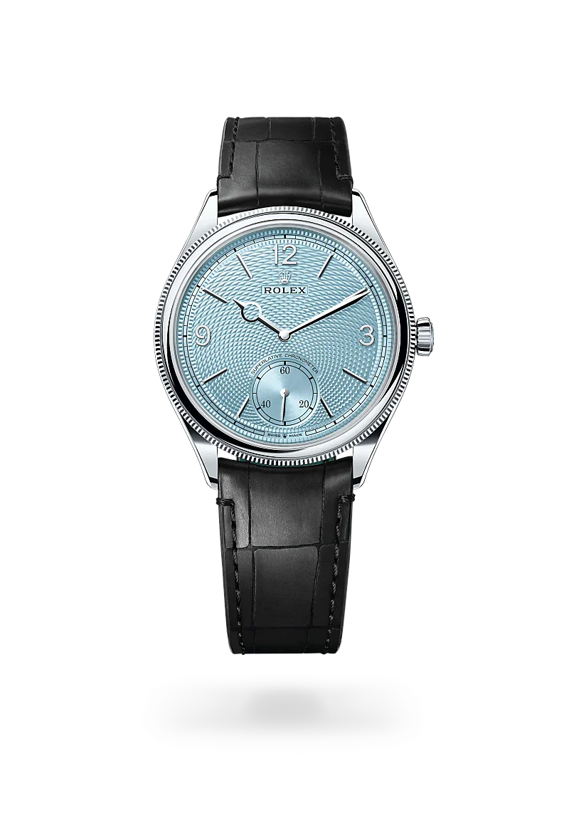 Rolex  1908 in 39 mm, platinum, polished finish