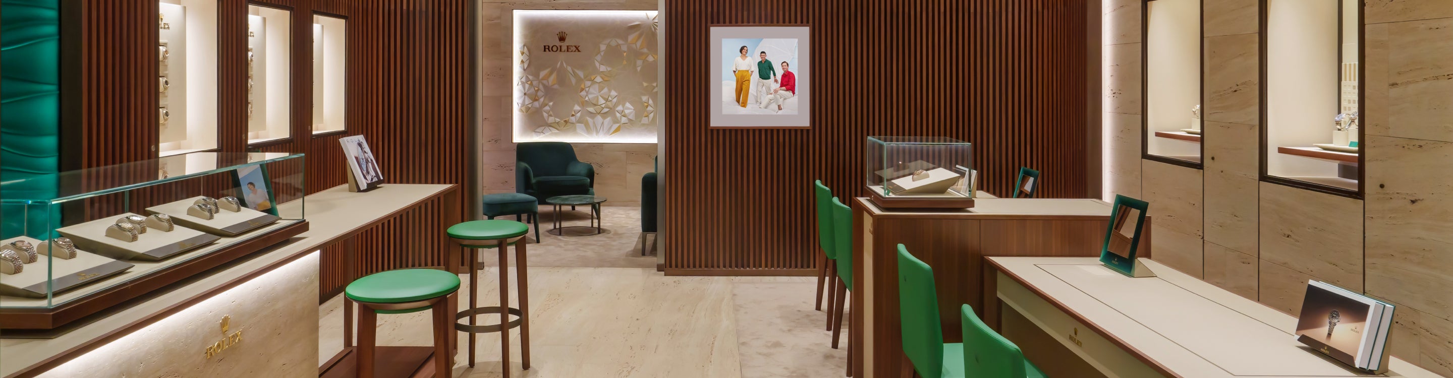 Rolex store display