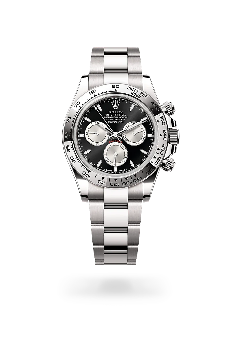 Rolex  Cosmograph Daytona in Oyster, 40 mm, white gold