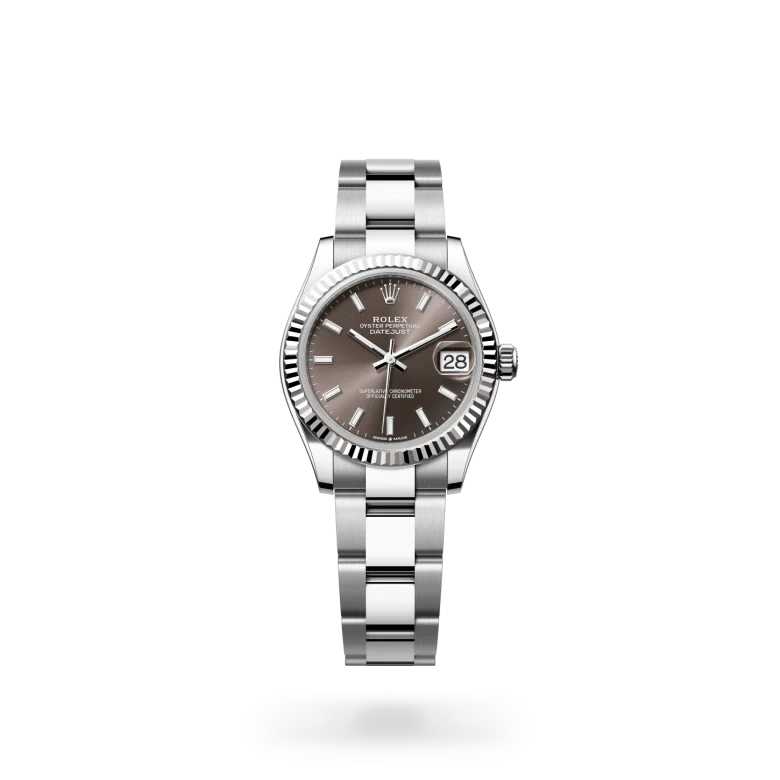 Rolex  Datejust 31 in Oyster, 31 mm, Oystersteel and white gold
