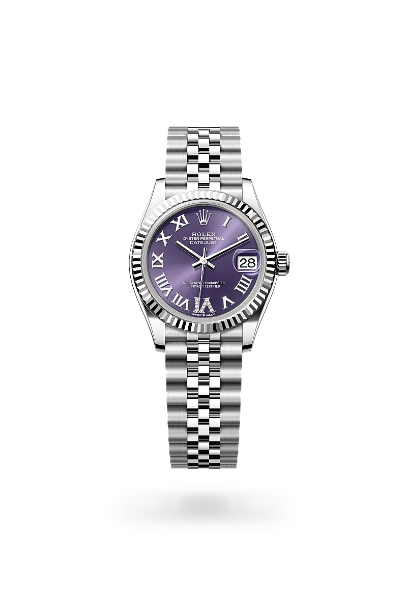 Rolex  Datejust 31 in Oyster, 31 mm, Oystersteel and white gold