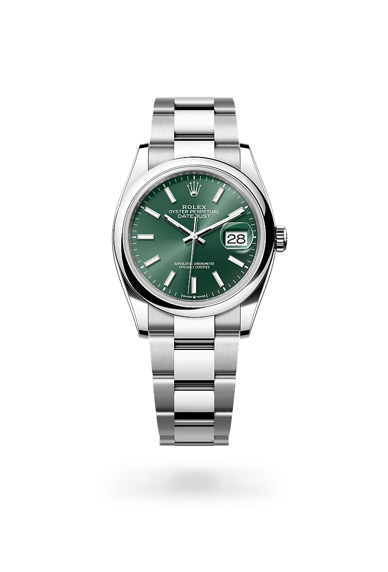 Rolex  Datejust 36 in Oyster, 36 mm, Oystersteel