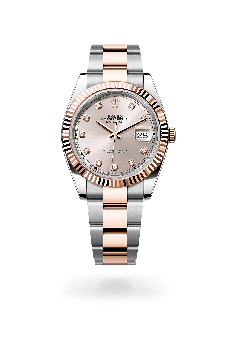 Rolex  Datejust 41 in Oyster, 41 mm, Oystersteel and Everose gold