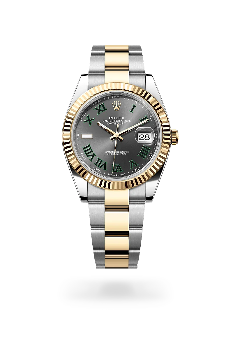 Rolex  Datejust 41 in Oyster, 41 mm, Oystersteel and yellow gold