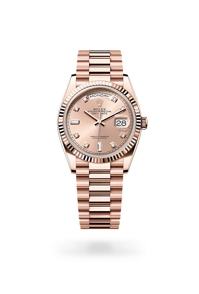 Rolex  Day-Date 36 in Oyster, 36 mm, Everose gold