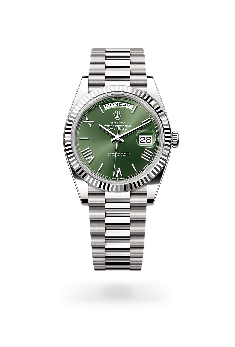 Rolex  Day-Date 40 in Oyster, 40 mm, white gold