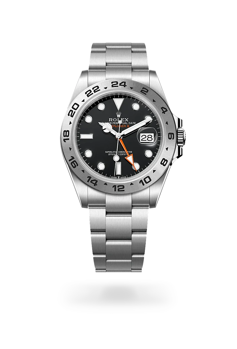 Rolex  Explorer II in Oyster, 42 mm, Oystersteel