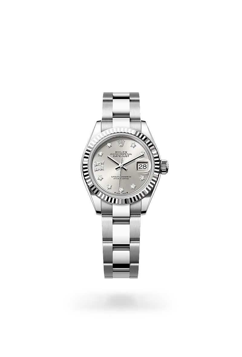 Rolex  Lady-Datejust in Oyster, 28 mm, Oystersteel and white gold