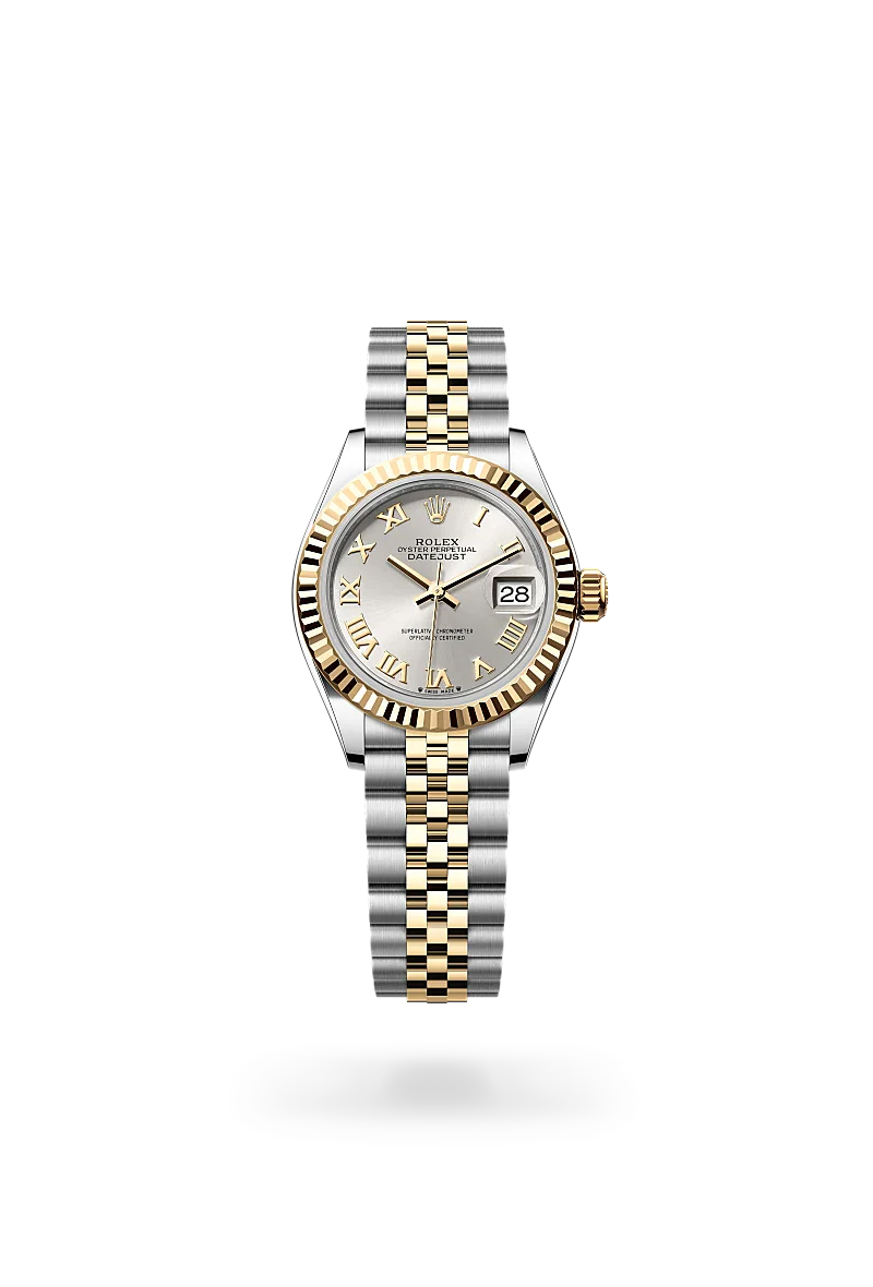Rolex  Lady-Datejust in Oyster, 28 mm, Oystersteel and yellow gold