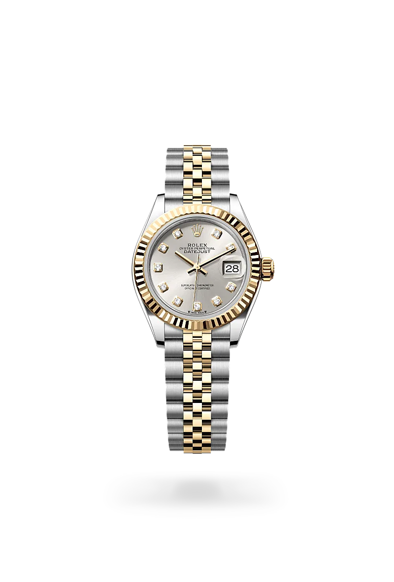 Rolex  Lady-Datejust in Oyster, 28 mm, Oystersteel and yellow gold