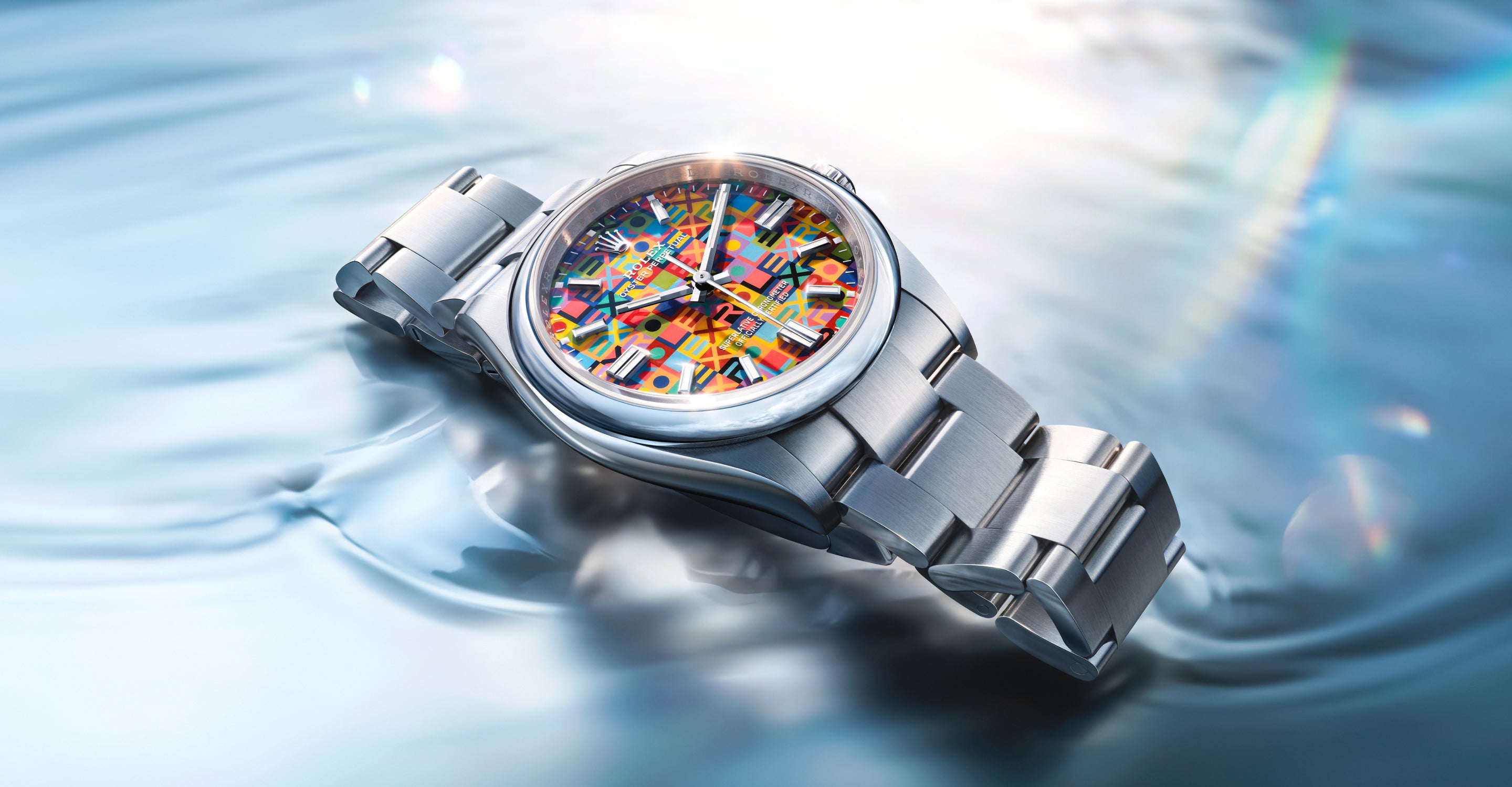 Rolex Oyster Perpetual 36 dial detail