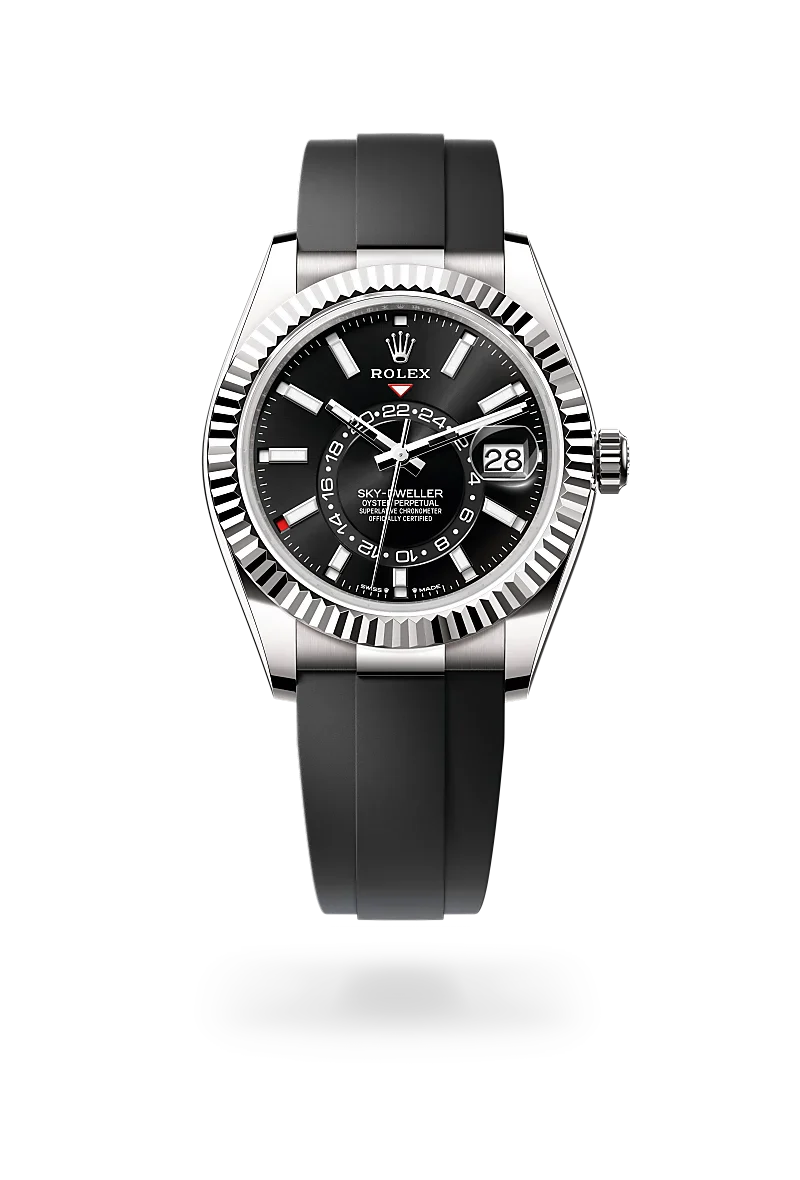 Rolex  Sky-Dweller in Oyster, 42 mm, white gold
